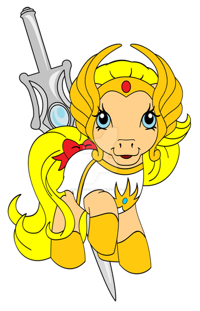 She-Ra Pony of Power by DreamvalleyMLP